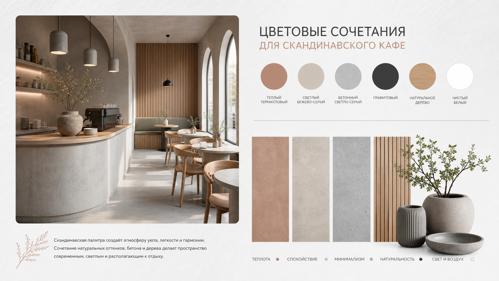 Особенности скандинавского стиля в интерьере кафе