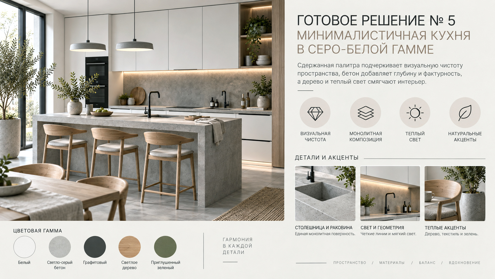 Особенности скандинавского стиля для кухни