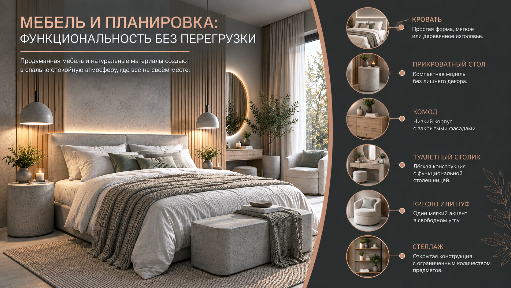 Особенности скандинавского стиля для спальни