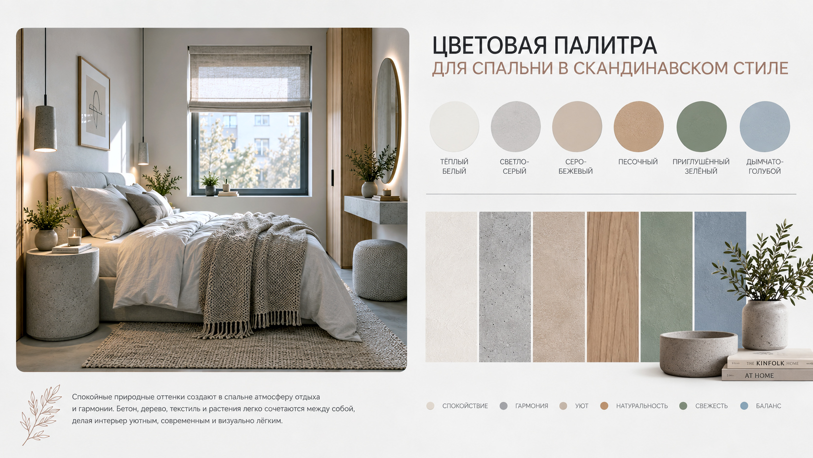 Особенности скандинавского стиля для спальни