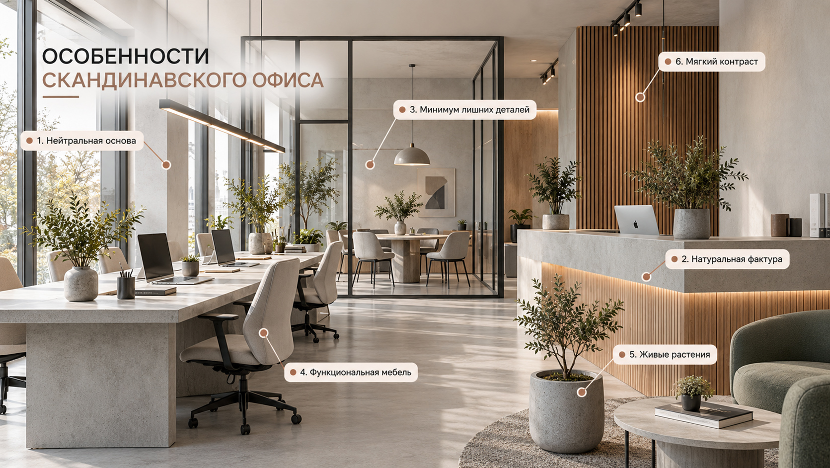 Особенности скандинавского стиля в интерьере офиса
