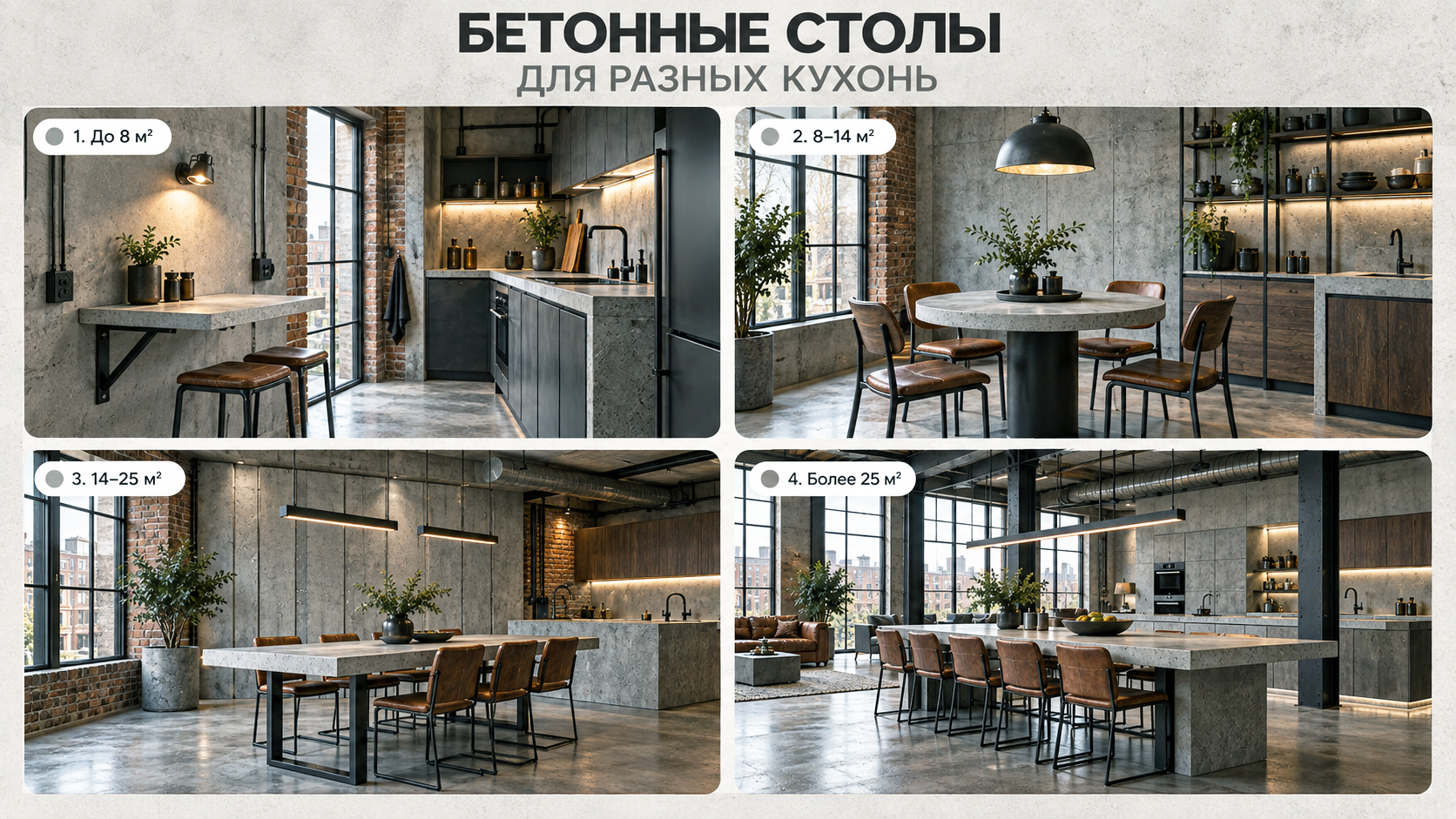 Особенности стиля лофт для кухни