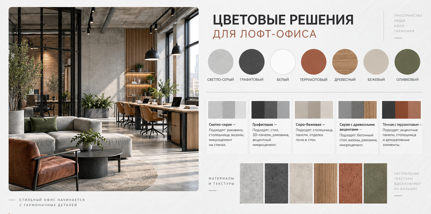 Особенности стиля лофт в интерьере офиса