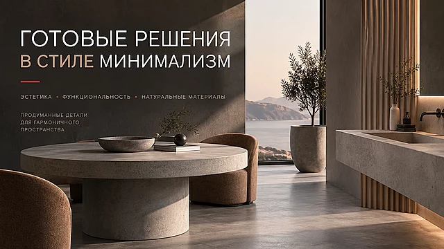 В стиле минимализм