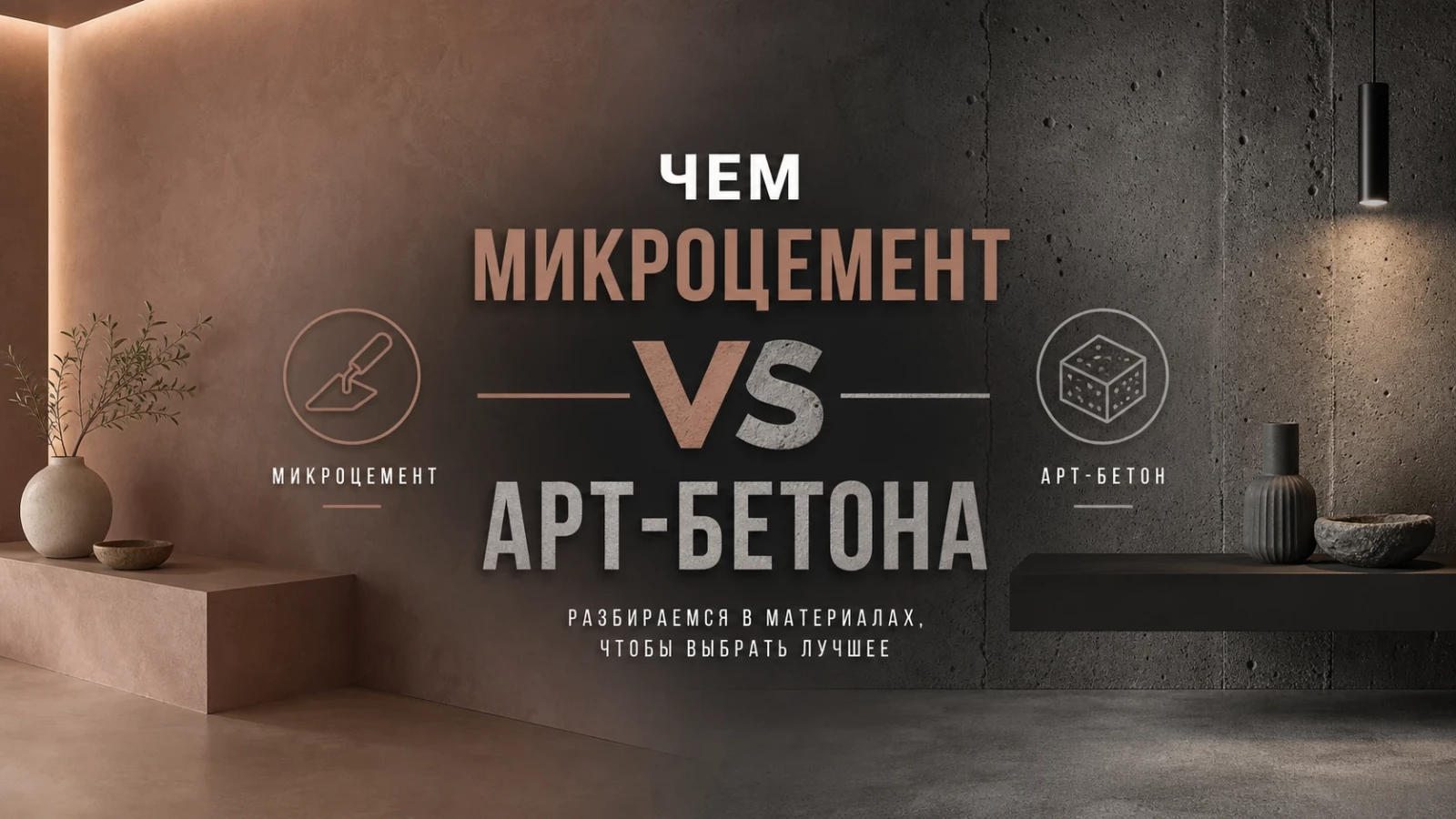 Чем микроцемент отличается от арт-бетона