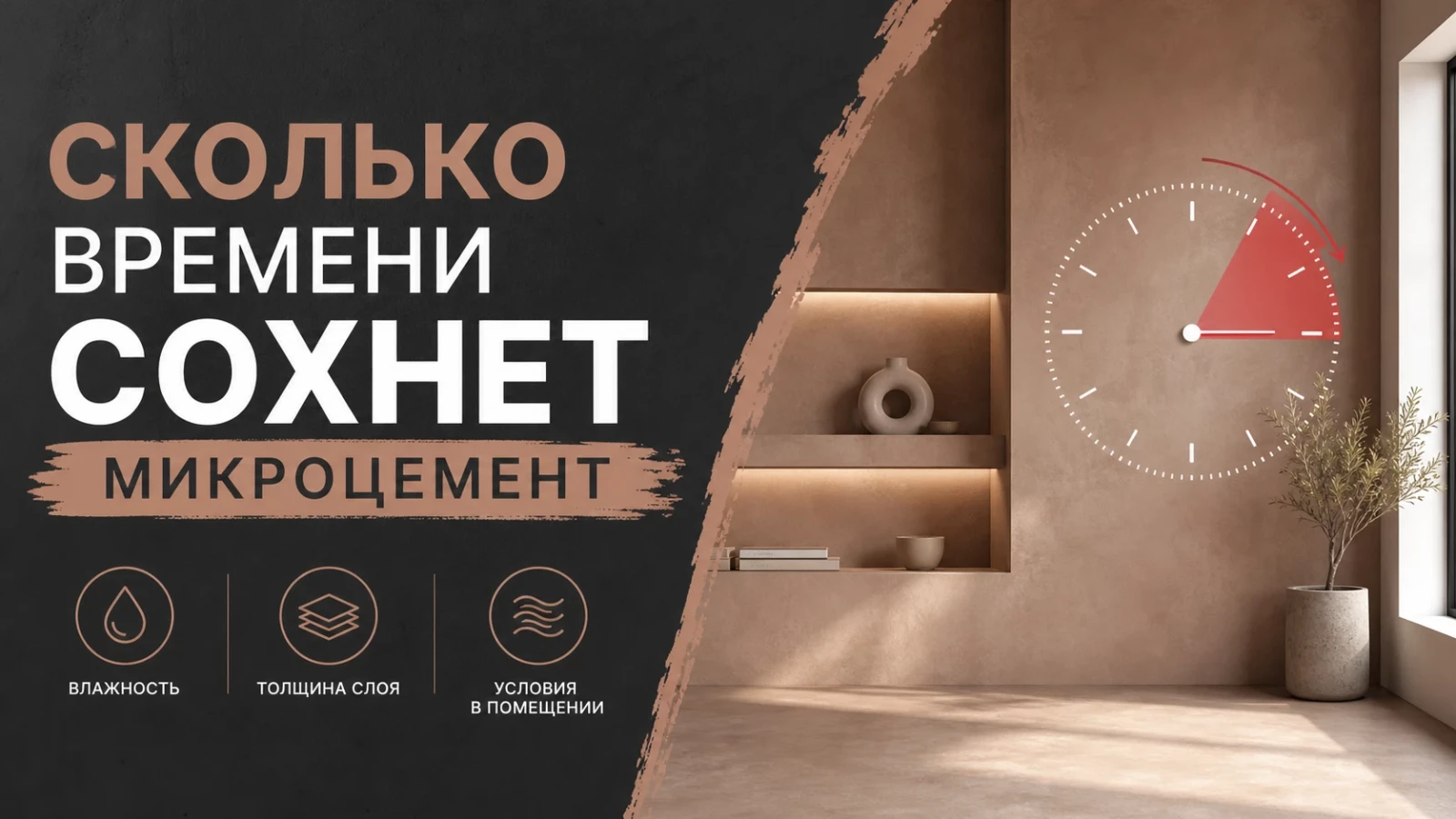 Сколько времени сохнет микроцемент