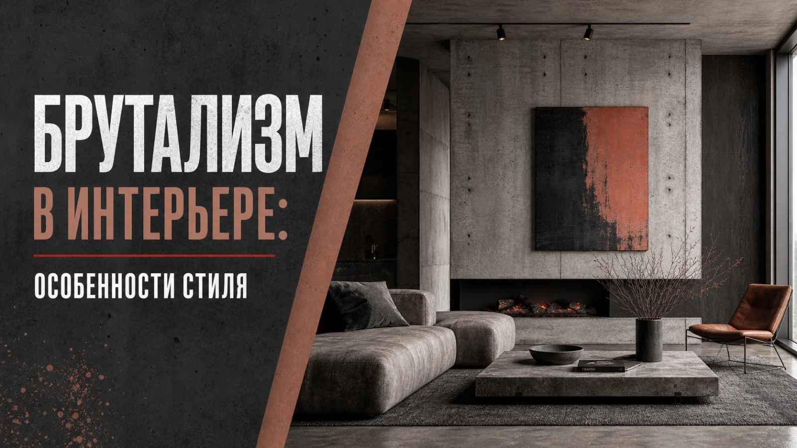 Брутализм в интерьере: особенности стиля