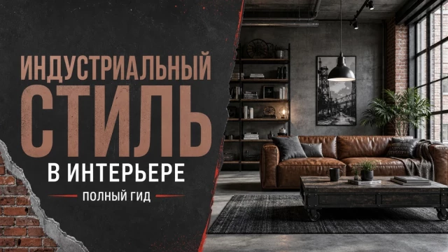 Индустриальный стиль в интерьере: полный гид