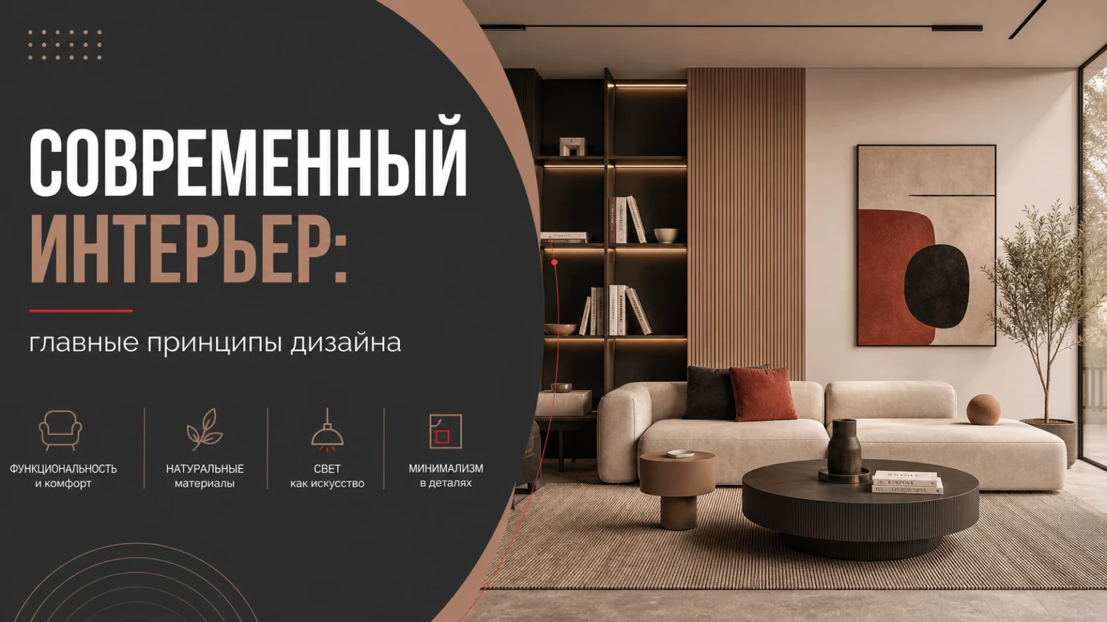 Современный интерьер: главные принципы дизайна