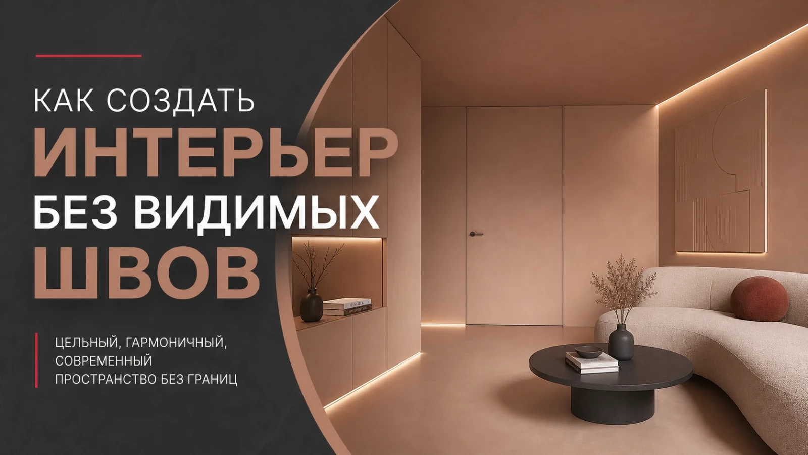 Как создать интерьер без видимых швов
