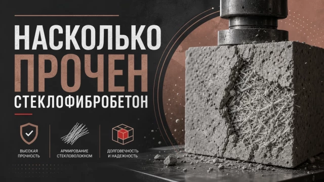 Насколько прочен стеклофибробетон
