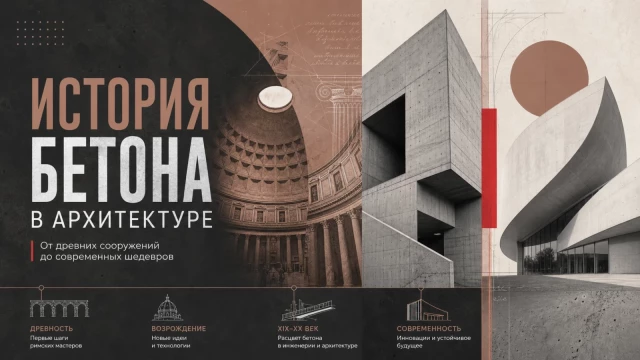 История бетона в архитектуре