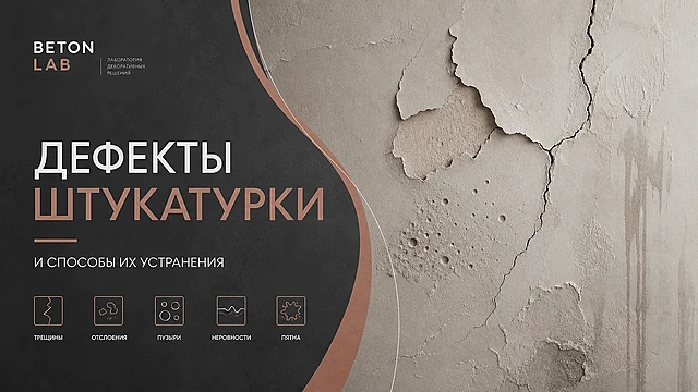 Дефекты штукатурки и способы их устранения