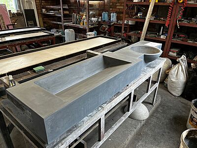 Когда вы спрашиваете: что такого сложного в ваших бетонных раковинах? Залил бетоном, да и все дела. - фото 15