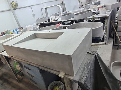 Когда вы спрашиваете: что такого сложного в ваших бетонных раковинах? Залил бетоном, да и все дела. - фото 16