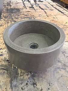 Бетонная раковина трапеция 400 мм