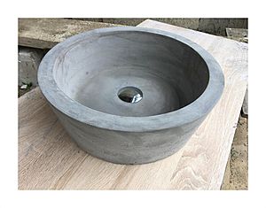 Бетонная раковина трапеция 400 мм
