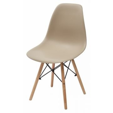 Стул EAMES NUDE 016 DSW нуга бежевый 3+1 бесплатно Стул EAMES NUDE 016 DSW нуга бежевый 3+1 бесплатно