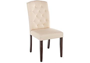 Стул деревянный Menson dark walnut / fabric cream Стул деревянный Menson dark walnut / fabric cream
