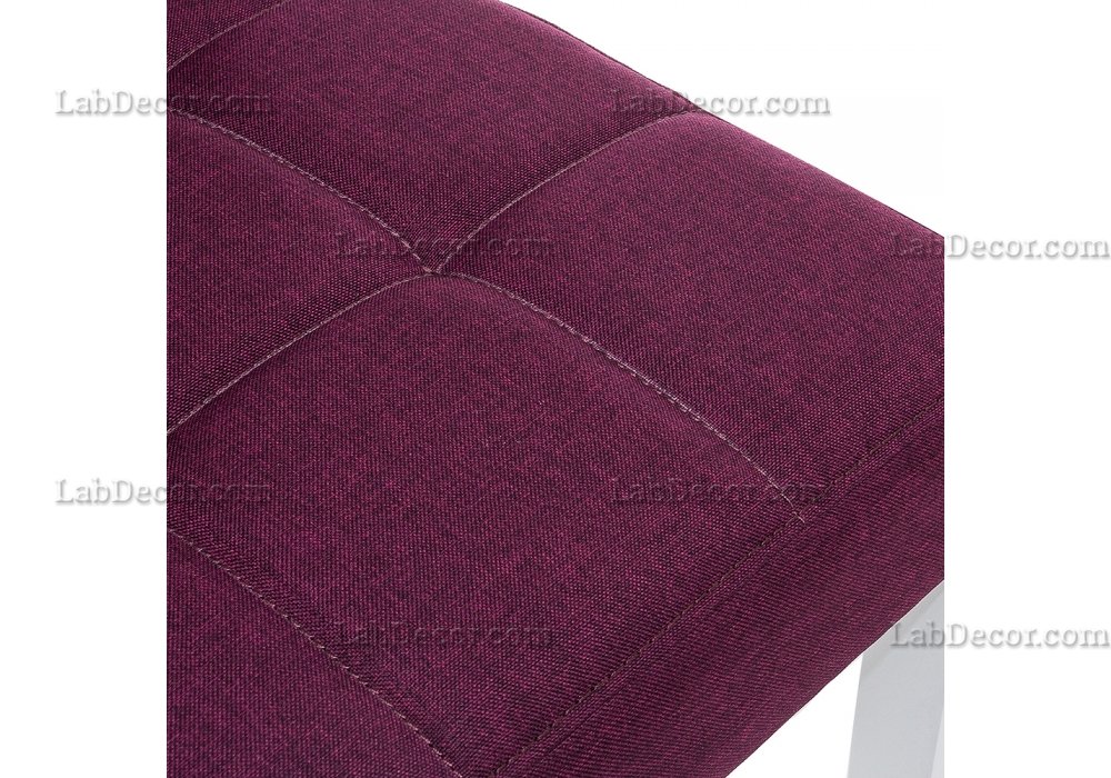 Стул деревянный Madina white / fabric purple