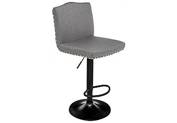 Барный стул Crown grey fabric Барный стул Crown grey fabric