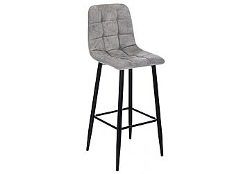 Барный стул Chio black / grey Барный стул Chio black / grey