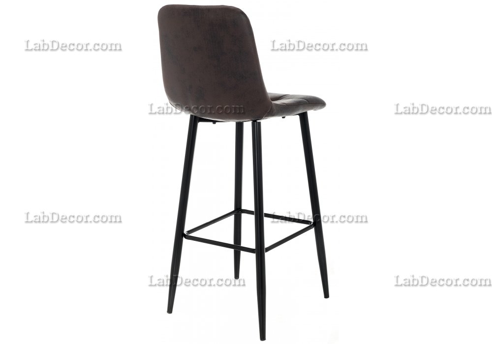 Барный стул Chio black / dark brown