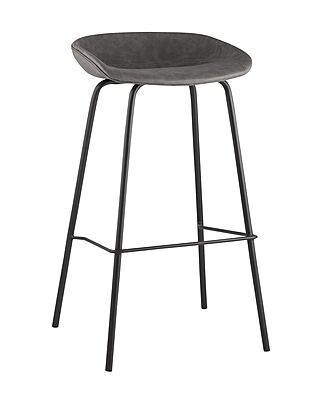 Стул барный Beetle Lite PU серый Стул барный Beetle Lite PU серый