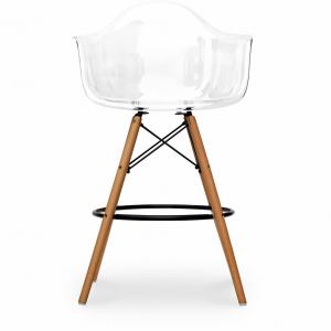 Барный стул DAW (EAMES STYLE) прозрачный Барный стул DAW (EAMES STYLE) прозрачный