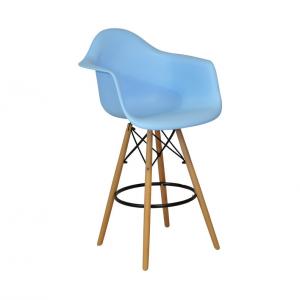 Барный стул DAW (EAMES STYLE) голубой Барный стул DAW (EAMES STYLE) голубой