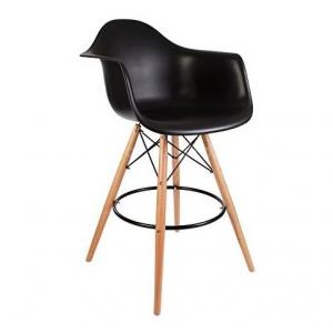 Барный стул DAW (EAMES STYLE) черный Барный стул DAW (EAMES STYLE) черный