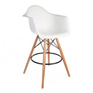 Барный стул DAW (EAMES STYLE) белый Барный стул DAW (EAMES STYLE) белый