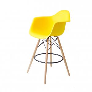 Барный стул DAW (EAMES STYLE) желтый Барный стул DAW (EAMES STYLE) желтый