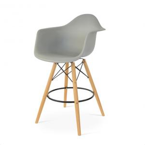 Барный стул DAW (EAMES STYLE) серый Барный стул DAW (EAMES STYLE) серый