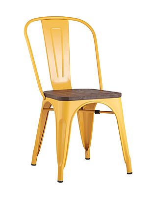 Стул TOLIX WOOD желтый Стул TOLIX WOOD желтый