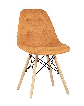 Стул DSW SOFT рогожка оранжевый Стул DSW SOFT рогожка оранжевый