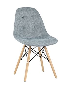 Стул DSW SOFT рогожка серо-голубой Стул DSW SOFT рогожка серо-голубой