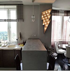 Стол барный из стеклофибробетона