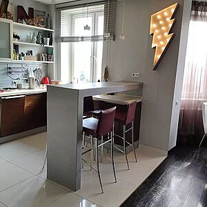 Стол барный из стеклофибробетона