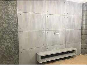 Тумба под телевизор из стеклофибробетона