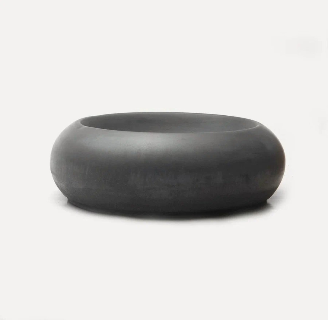 Бетонная раковина RONDO серый