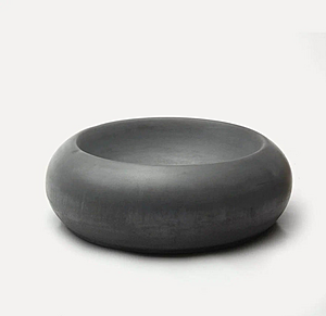 Бетонная раковина RONDO серый