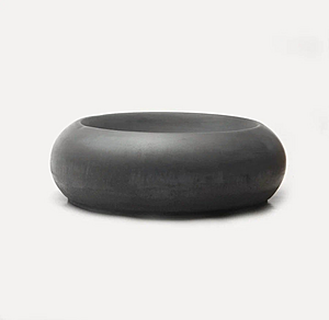 Бетонная раковина RONDO серый