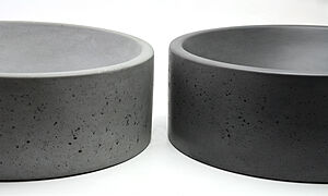 Бетонная раковина RONDO серый