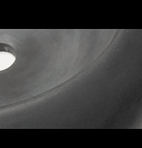 Бетонная раковина RONDO серый