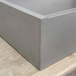 Раковина из бетона Angle с щелевым сливом 600х400 мм 