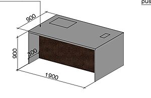 Кухонные острова из бетона