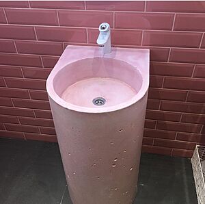 Напольная раковина Туба c полкой