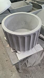 Напольная раковина Туба с фигурной чашей