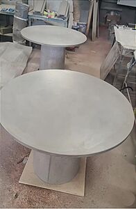 Столешница из фибробетона круглая